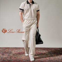 LOROPIANA 로로피아나 올드머니 클래식 트레이닝 셋업 2COLOR