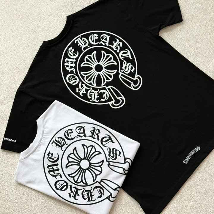 CHROME HEARTS 크롬하츠 홀스슈 포켓 로고 반팔