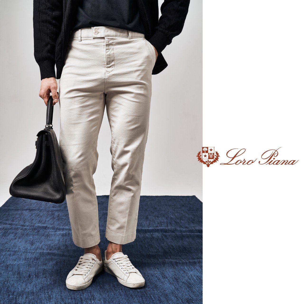 LOROPIANA 로로피아나 로우 워싱 면바지 3COLOR