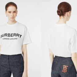 BURBERRY 버버리 런던 잉글랜드 프린팅 커플 반팔티