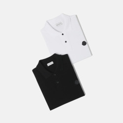 MONCLER 몽클레어 러버 패치 카라 반팔