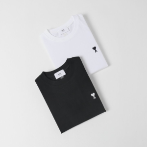 AMI 아미 체인 스티치 반팔