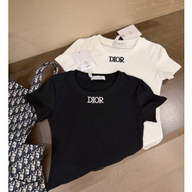 DIOR 디올 로고 슬리브 티셔츠