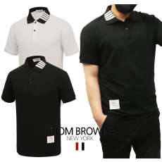 THOM BROWNE 톰브라운 카라넥 4바 PK 티셔츠