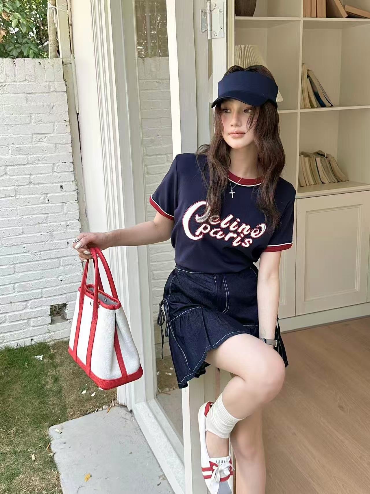 CELINE 셀린느 블럭 티셔츠 2COLOR