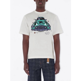 BURBERRY 버버리 카 코튼 티셔츠