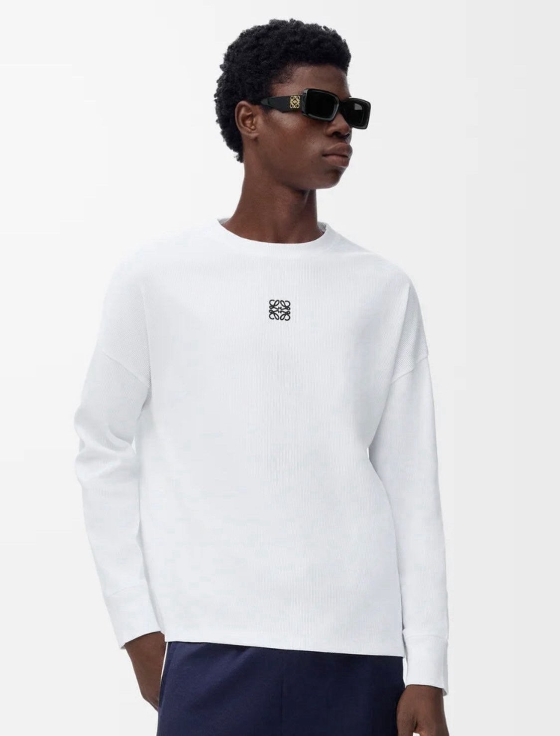 LOEWE 로에베 로고자수 롱 슬리브