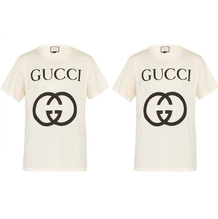 GUCCI 구찌 뉴 빅로고 커플 반팔티