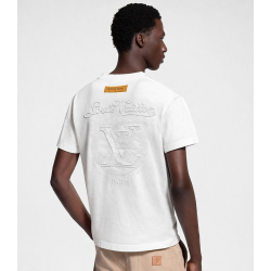 LOUIS VUITTON 루이비통 시그니처 도트 LV 올자수 로고 숏 슬리브 티셔츠 2COLOR