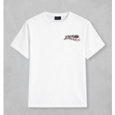BALENCIAGA 발렌시아가 스크래쳐 캠페인 자수 로고 빈티지 숏 슬리브 티셔츠