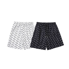 BALENCIAGA 발렌시아가 6455 올오버 로고 프린트 스윔 쇼츠