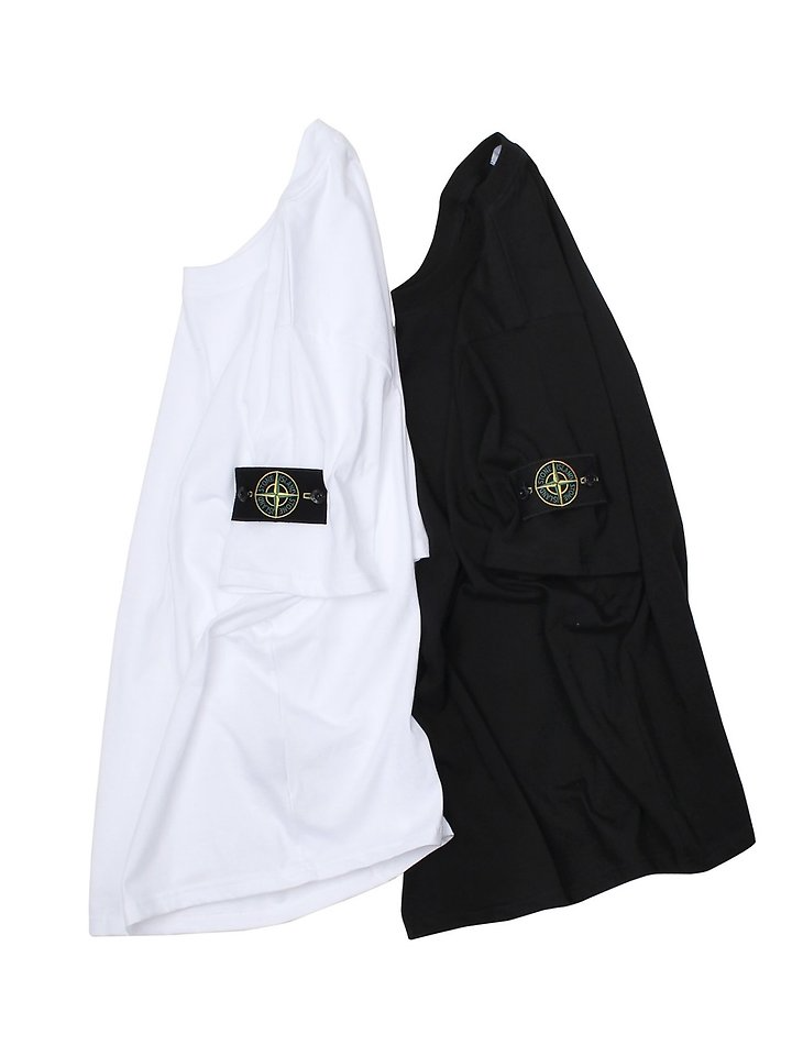 STONE ISLAND 스톤아일랜드 소매 와펜 반팔