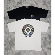 CHROME HEARTS 크롬하츠 그라 라운드 오버핏 반팔