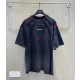 BALENCIAGA 발렌시아가 피그먼트 페인팅 자수  티셔츠 2COLOR