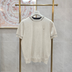 HERMES 에르메스 자수로고 린넨 니트