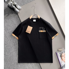 BURBERRY 버버리 기사 포켓자수 티셔츠