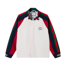 GUCCI 구찌 64265 인터로킹 G 자수 코튼 드릴 자켓