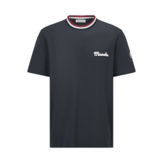MONCLER 몽클레어 64303 엠브로이더드 로고 코튼 반팔