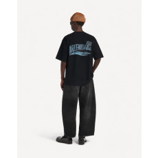 BALENCIAGA 발렌시아가 BB 멀티 로고 자수 빈티지 숏 슬리브 티셔츠 2COLOR