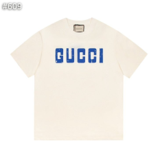 GUCCI 구찌 프론트 블루 로고 반팔티셔츠