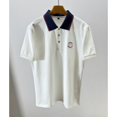 MONCLER 몽클레어 로고 코튼 피케 폴로 셔츠