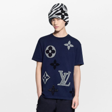 LOUIS VUITTON 루이비통 650961 모노그램 엠브로이더드 니트 반팔
