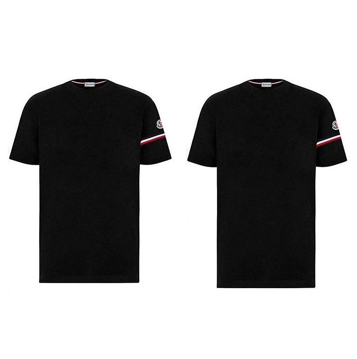 MONCLER 몽클레어 삼선 암밴딩 커플 반팔티 2COLOR