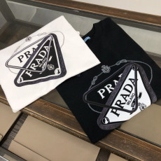PRADA 프라다 더블 사피아노 로고반팔티