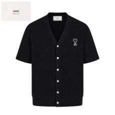 AMI 아미 플리츠 하프 가디건