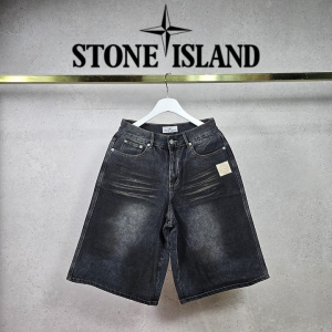 STONE ISLAND 스톤아일랜드 더티 워싱 버뮤다 데님 팬츠 3COLOR