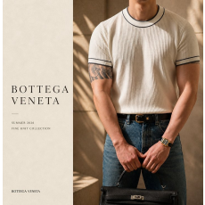 BOTTEGA VENETA 보테가베네타 링거 니트반팔 4COLOR