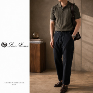 LOLOROPIANA 로로피아나 크로쉐 니트반팔 3COLOR