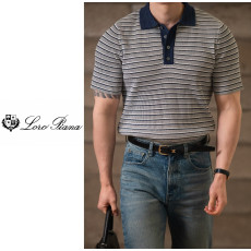 LOLOROPIANA 로로피아나 미스티 니트반팔 2COLOR