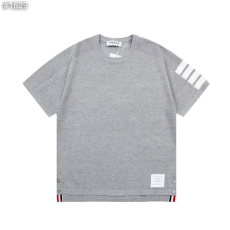 THOM BROWNE 톰브라운 4바 크루넥 밀라노 반팔 니트