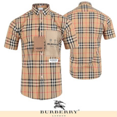 BURBERRY 버버리 시그니처 레터링 체크 반팔 NB