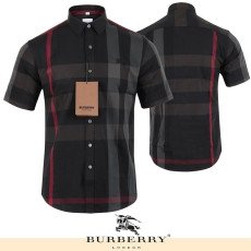 BURBERRY 버버리 기마 자수 체크 반팔 NB 2COLOR