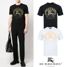 BURBERRY 버버리 아카이브 기마 프린트 실켓 티셔츠