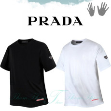 PRADA 프라다 시그니처 라운드 반팔