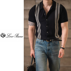 LOROPIANA 로로피아나 니트반팔 3COLOR
