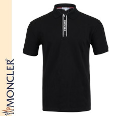 MONCLER 몽클레어 버튼 로고 카라티 2COLOR
