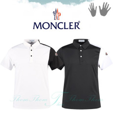 MONCLER 몽클레어 소매 배색  카라 반팔