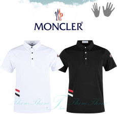 MONCLER 몽클레어 허리 라인 카라 반팔