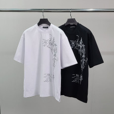 CHROME HEARTS 크롬하츠 십자레터링 오버핏 반팔티