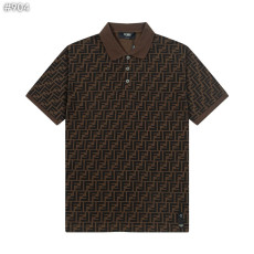 FENDI 펜디  FF 모티프 카라 티셔츠