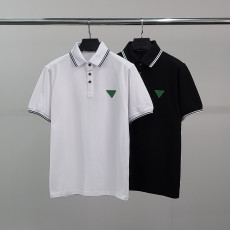 BOTTEGA VENETA 보테가베네타 삼각패치 라인 PK 반팔 카라티
