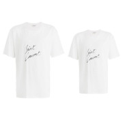 SAINT LAURENT 생로랑 시그니쳐 커플 반팔티