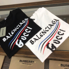 BALENCIAGA 발렌시아가 X 구찌 웨이브 티셔츠