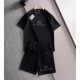 BALENCIAGA 발렌시아가 로고 포인트 반팔 & 반바지 세트