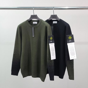 ●월간 판매 10위● STONE ISLAND 스톤아일랜드 와펜 그라데이션 울 니트