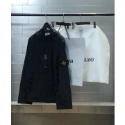 STONE ISLAND 스톤아일랜드 레지스턴트 & 안티드롭 후드 바람막이